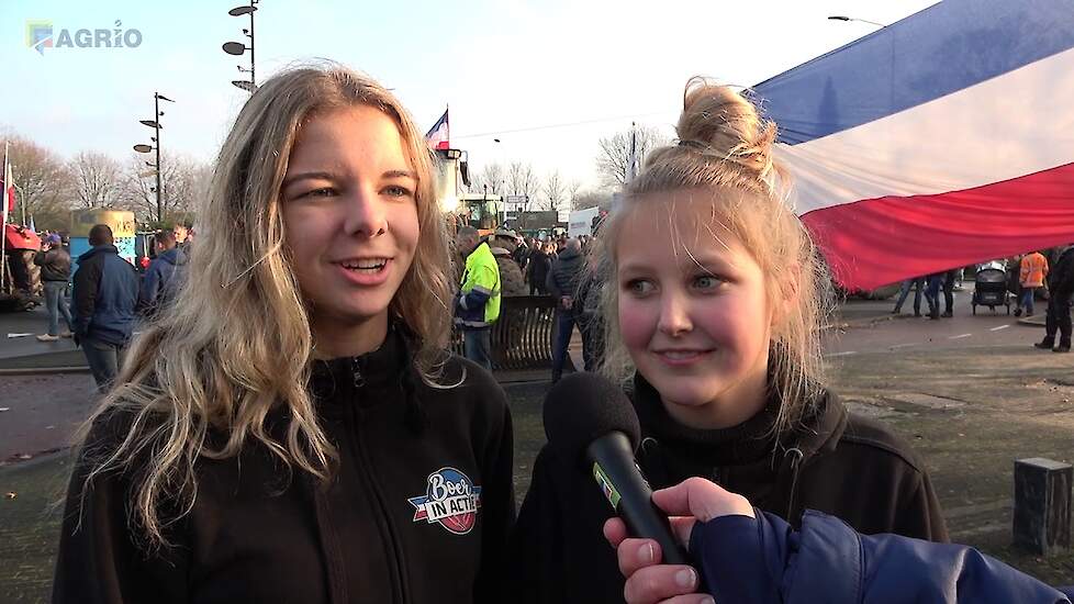 ‘Het ministerie neemt een loopje met ons’ - Boerenprotest 18 december in Mediapark Hilversum