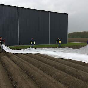 Bij maatschap Werkman in Breede (GR) is vandaag de praktijkproef aangelegd.