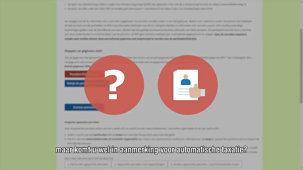 Instructie aanmelden autotax percelen in MijnFaunazaken