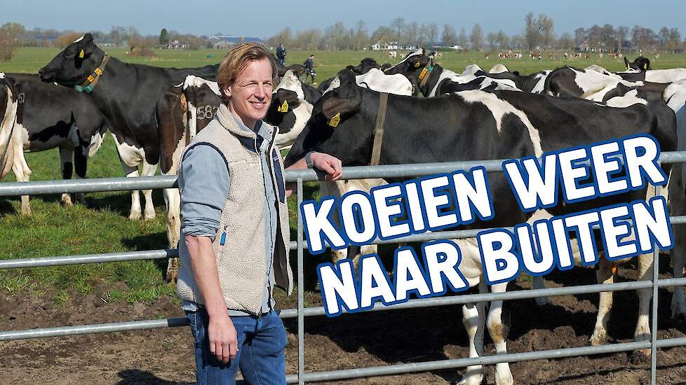 De koeien mogen weer naar buiten met Epke Zonderland