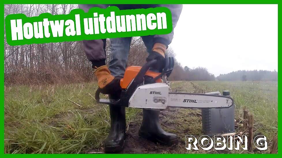 Rond met de kettingzaag! - Robin Groen's vlog #7 - Vloggende jonge boeren