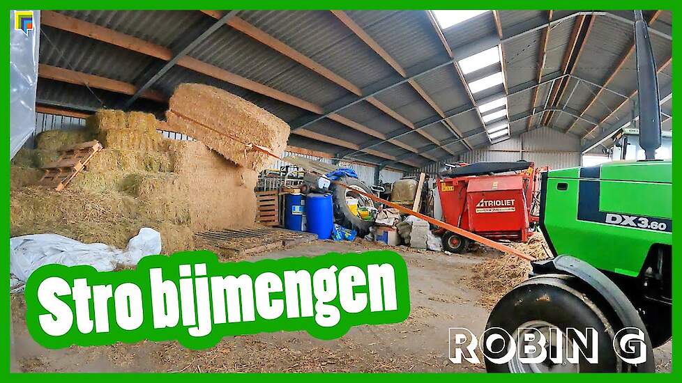 Ander rantsoen voor droge koeien! - Robin's vlog #11 - Vloggende jonge boeren