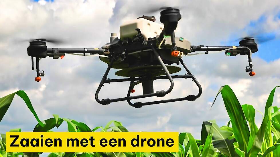 Zaaien met een drone steeds populairder