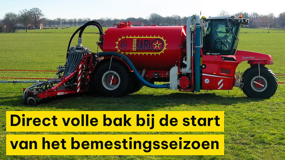 Direct volle bak bij de start van het bemestingsseizoen