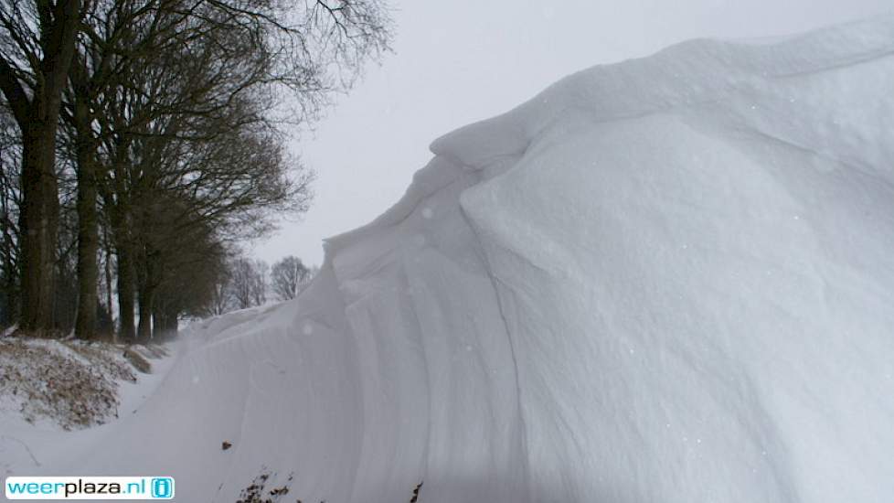 Sneeuwduinen in Drenthe (foto: Kees Jan Pluimert)